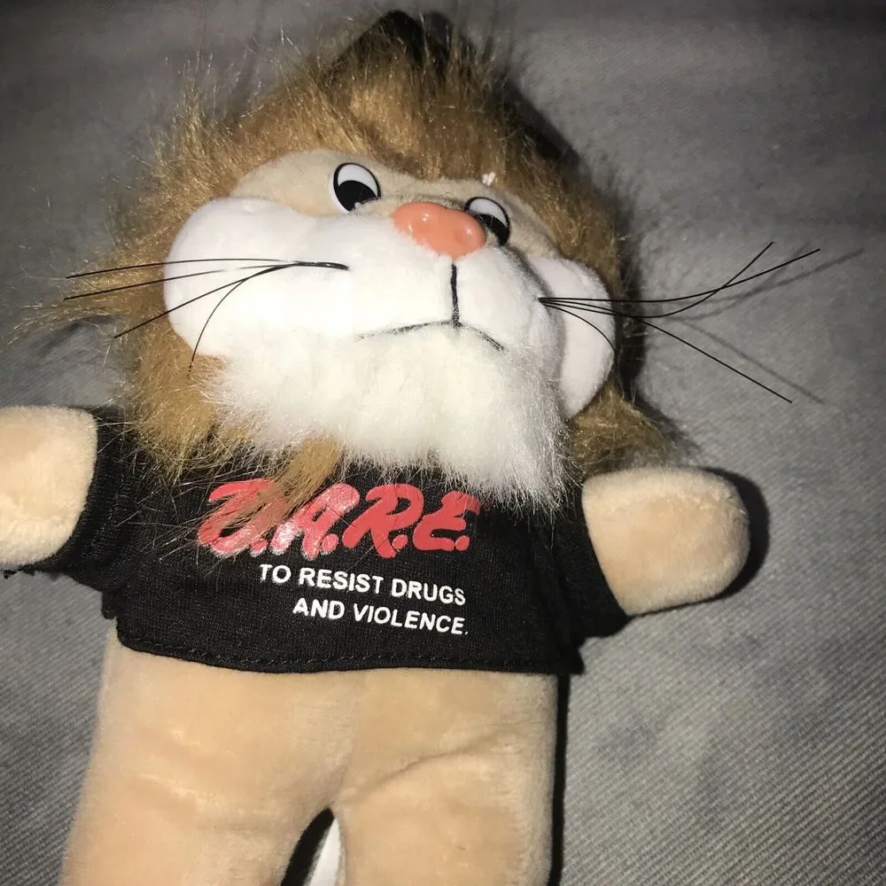 D.A.R.E. Graduation Daren Lion Plush Stuffed Animal Dare School Program‎ 7”